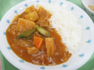 春野菜カレーライス　拡大