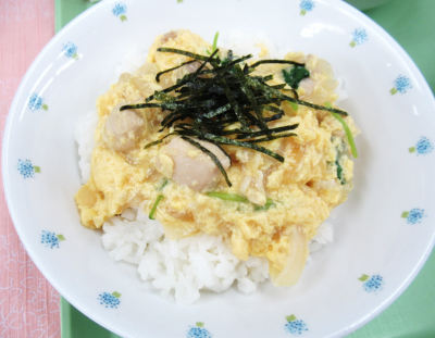 親子丼　拡大