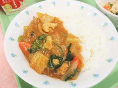 冬野菜カレー　拡大